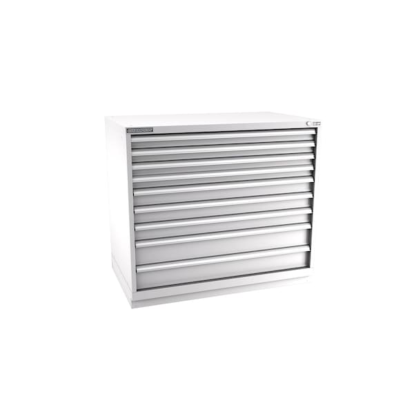 Champion Tool Storage Modular Tool Cabinet, 9 Drawer, Light Gray, Steel, 47 in W x 28-1/2 in D x 41-3/4 in H E18000902ILCFTB-LG - main
